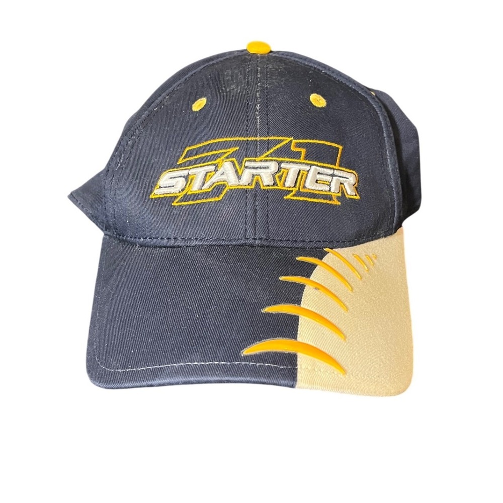 Vintage Starter Star Logo Baseball Pattern Adjustable Strap Back Cap